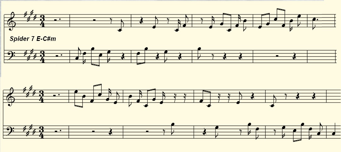 E Major Spider Riff
